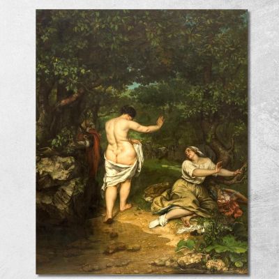 The Bathers Gustave Courbet cg25 canvas print 