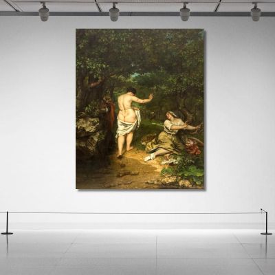 The Bathers Gustave Courbet cg25 canvas print 