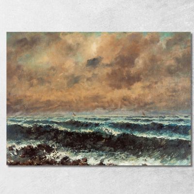 Autumn Sea Gustave Courbet cg37 canvas print 