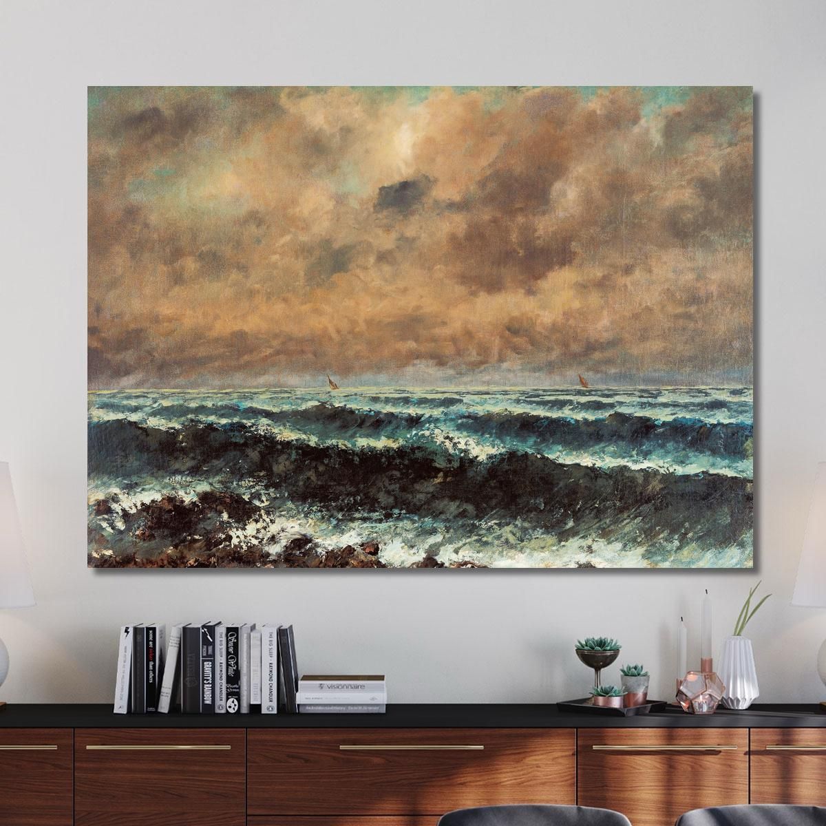 Autumn Sea Gustave Courbet cg37 canvas print 