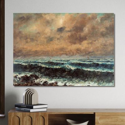 Autumn Sea Gustave Courbet cg37 canvas print 