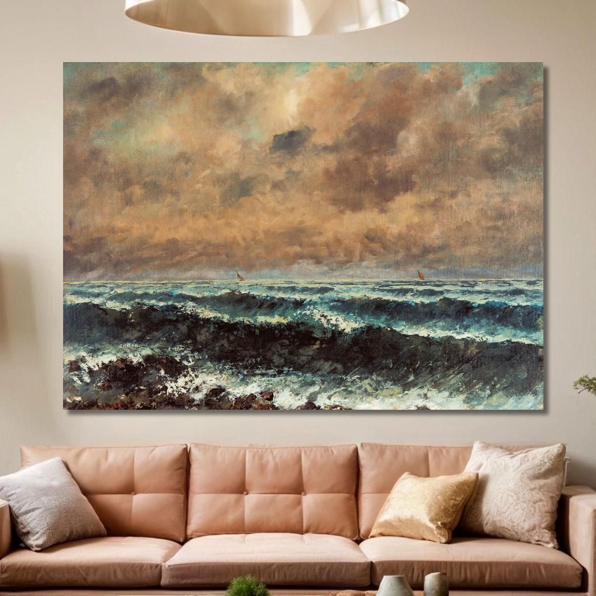 Autumn Sea Gustave Courbet cg37 canvas print 