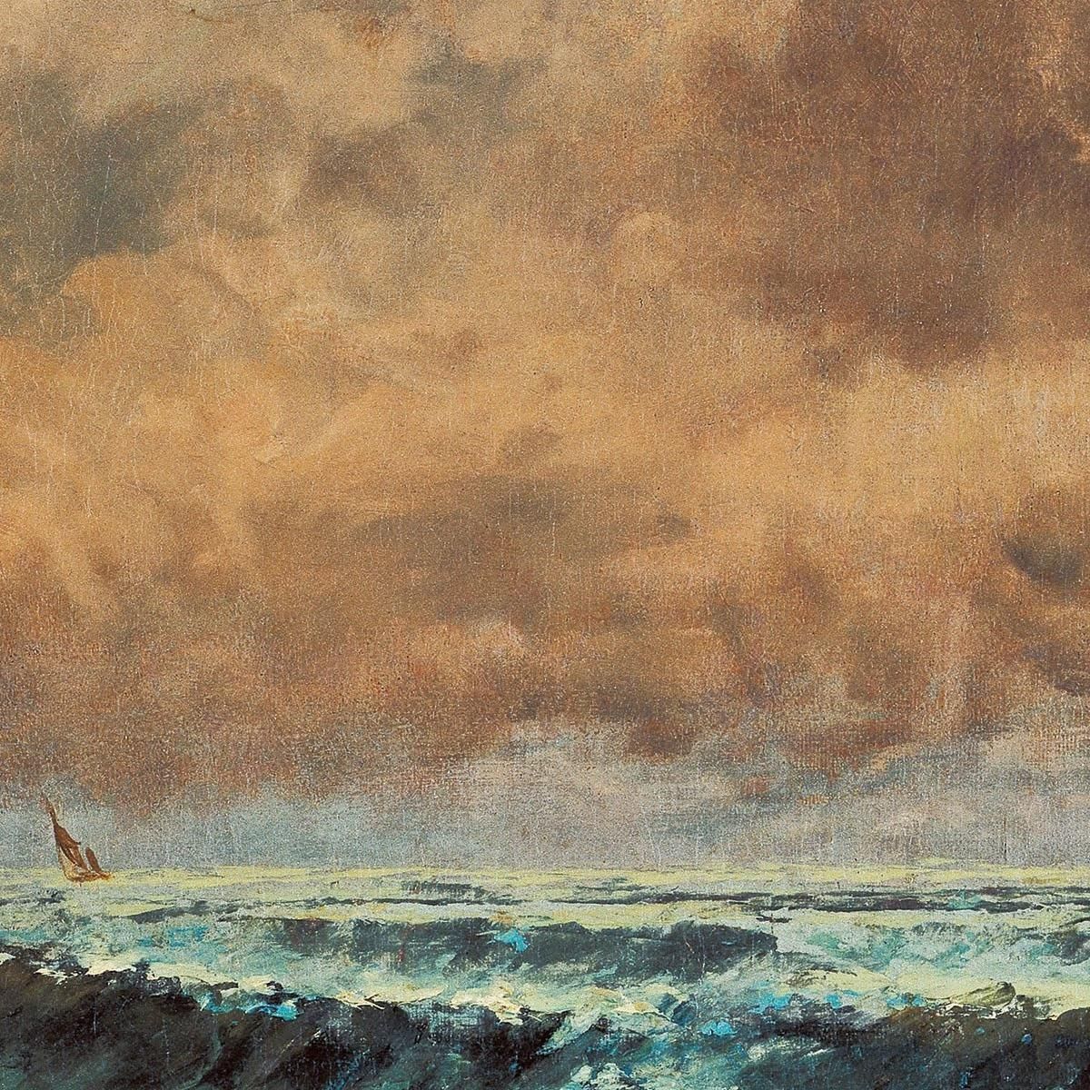 Autumn Sea Gustave Courbet cg37 canvas print