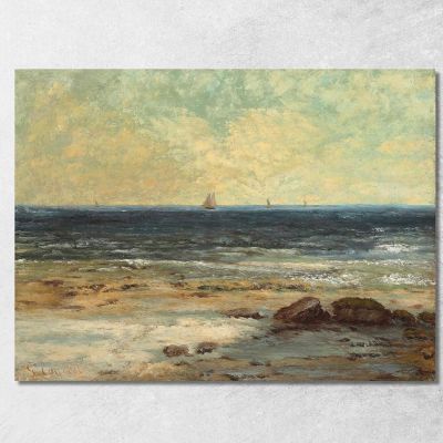 Palavas Seaside Gustave Courbet cg46 canvas print 
