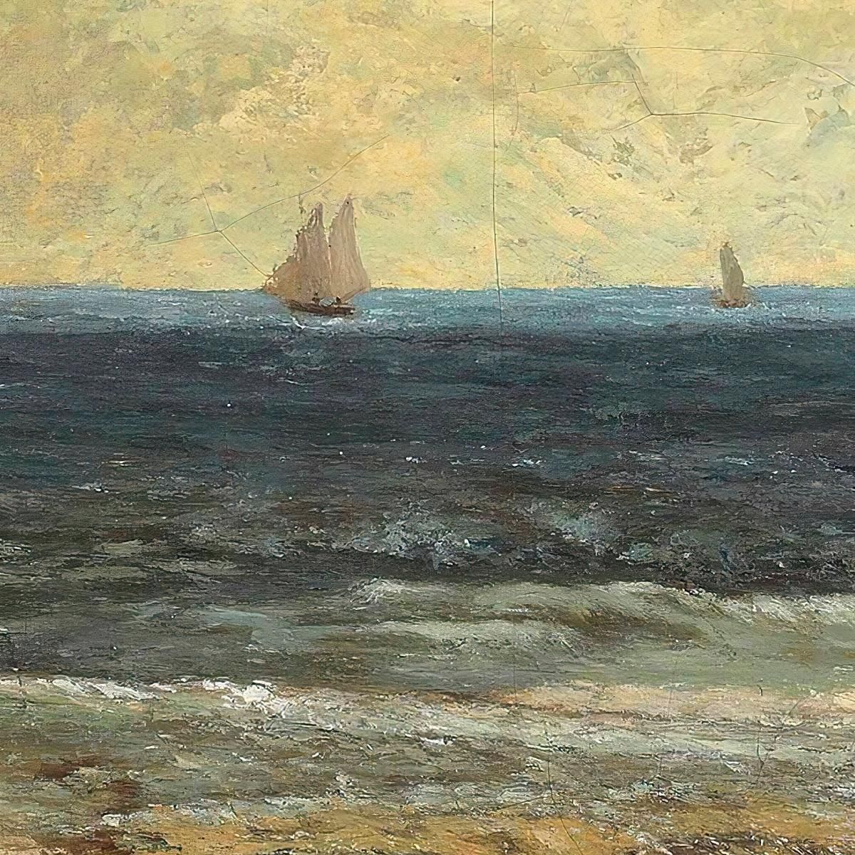 Palavas Seaside Gustave Courbet cg46 canvas print