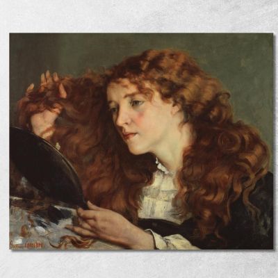 Jo The Beautiful Irish Girl Gustave Courbet cg80 canvas print 