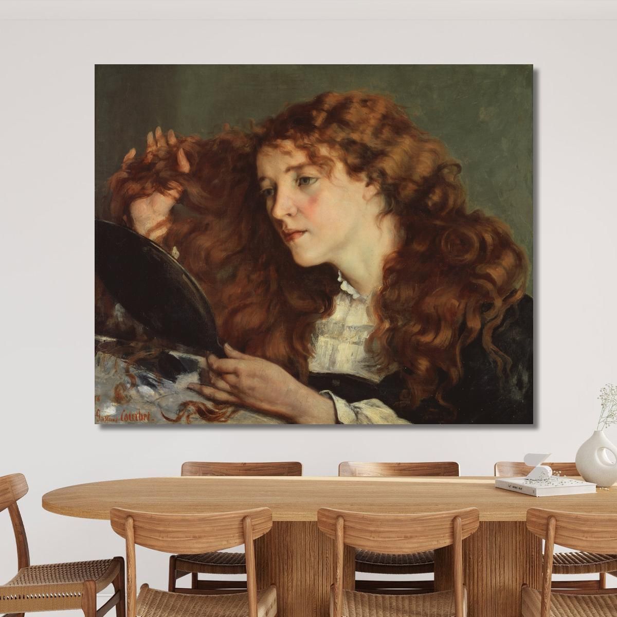 Jo The Beautiful Irish Girl Gustave Courbet cg80 canvas print 