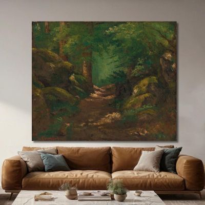The Glade 2 Gustave Courbet cg83 canvas print 