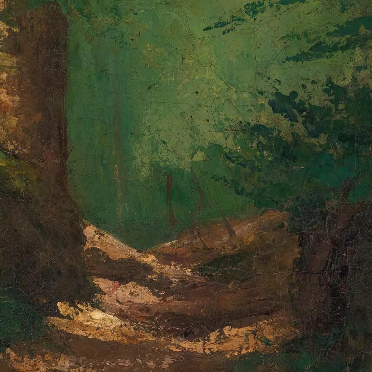 The Glade 2 Gustave Courbet cg83 canvas print