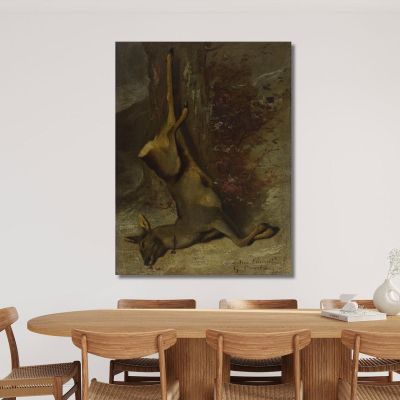 The Roe Deer Gustave Courbet cg97 canvas print 