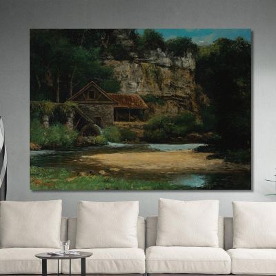 The Mill Gustave Courbet cg101 canvas print 