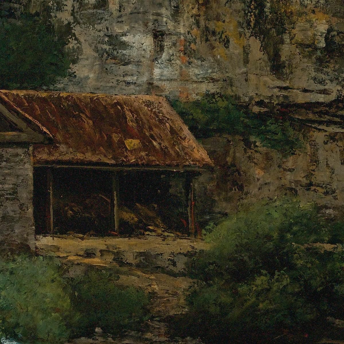 The Mill Gustave Courbet cg101 canvas print