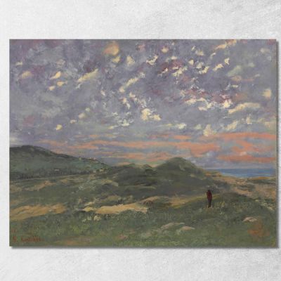 The Dunes Of Deauville Gustave Courbet cg106 canvas print 