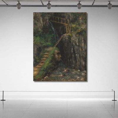 The Saillon Gorges Gustave Courbet cg108 canvas print 