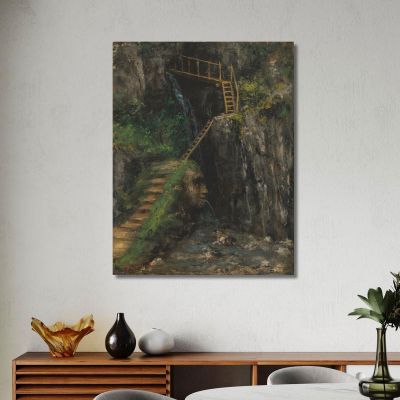 The Saillon Gorges Gustave Courbet cg108 canvas print 