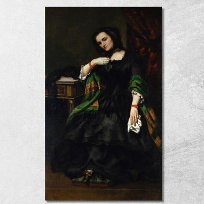 Madame Auguste Cuoq Mathilde Desportes Gustave Courbet cg111 canvas print 