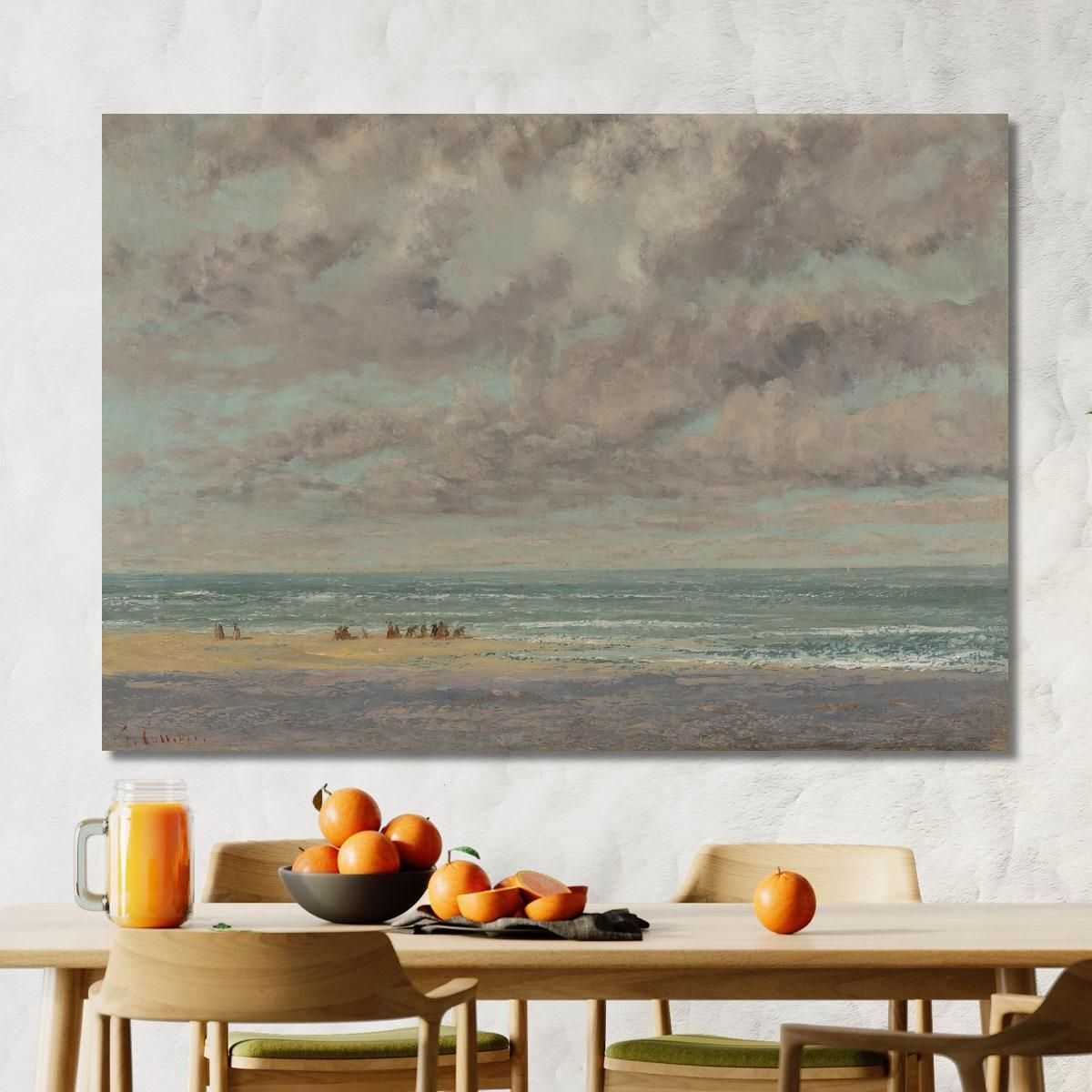 Marine Les Équleurs Gustave Courbet cg114 canvas print 