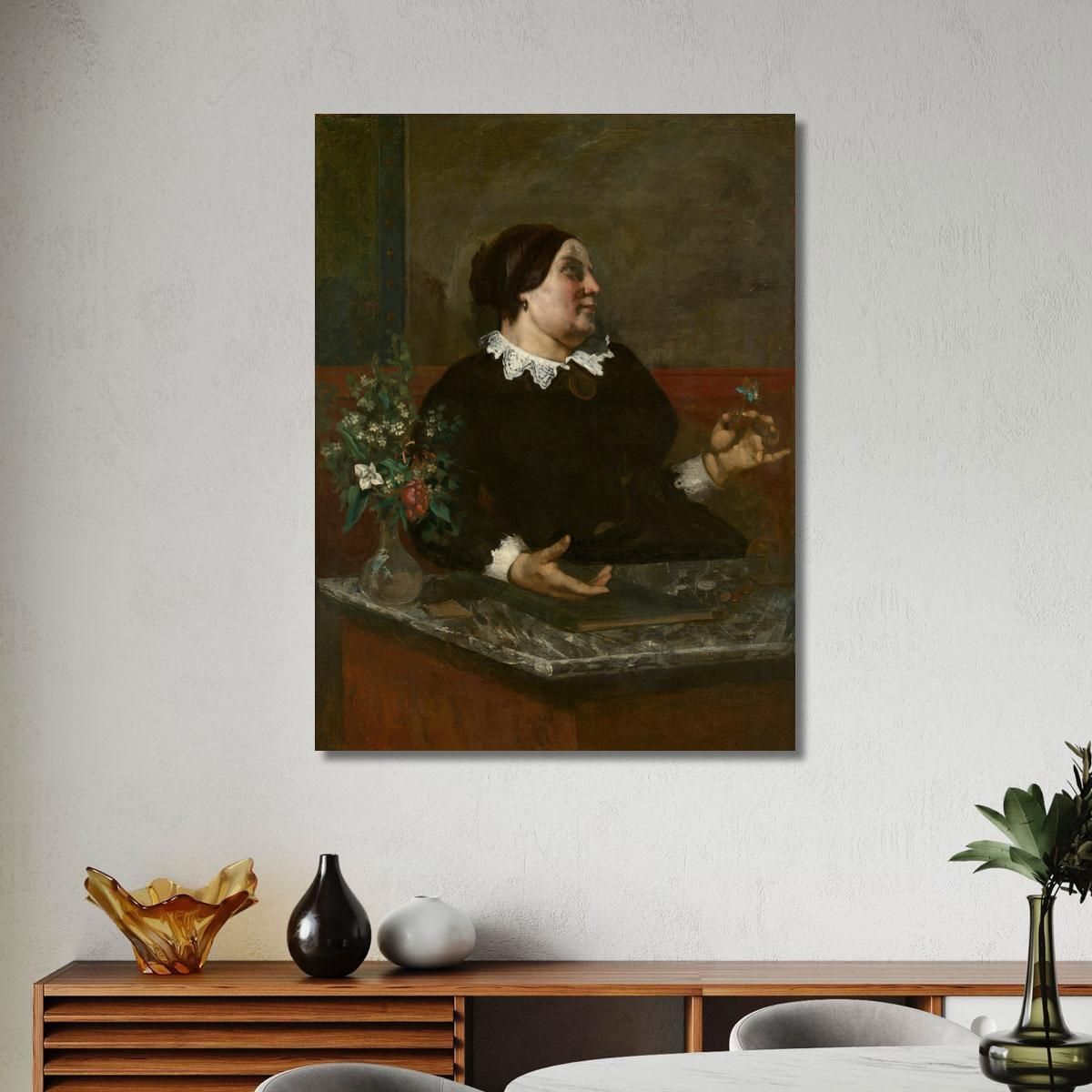 Mother Gregory Gustave Courbet cg118 canvas print 