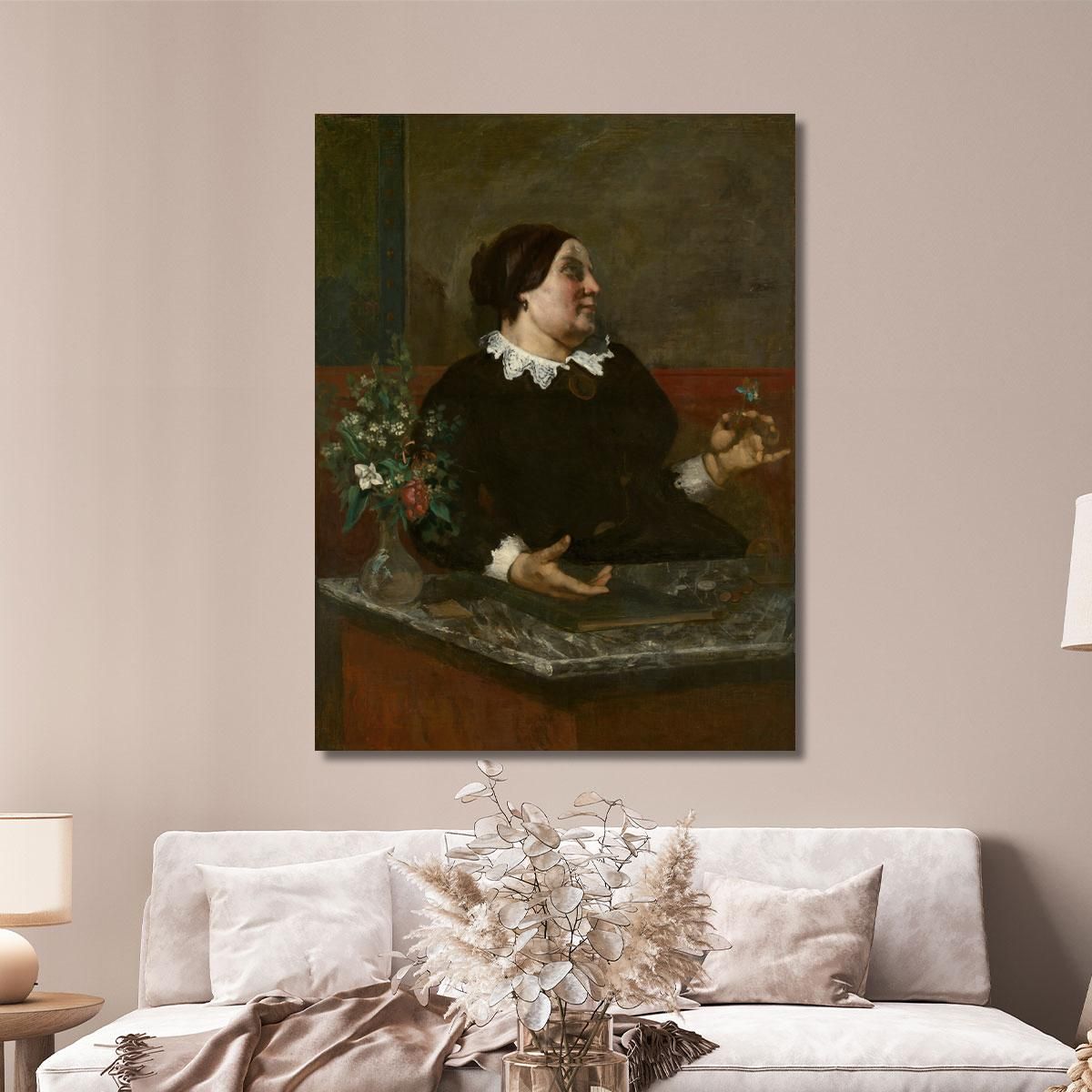 Mother Gregory Gustave Courbet cg118 canvas print 