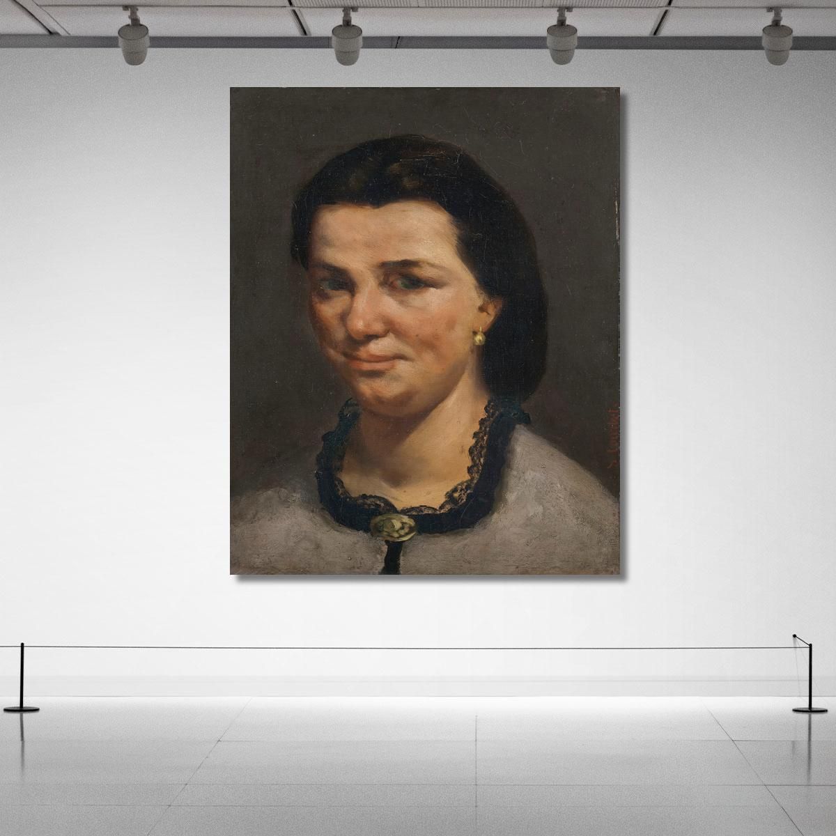 Portrait Of A Woman 2 Gustave Courbet cg131 canvas print 