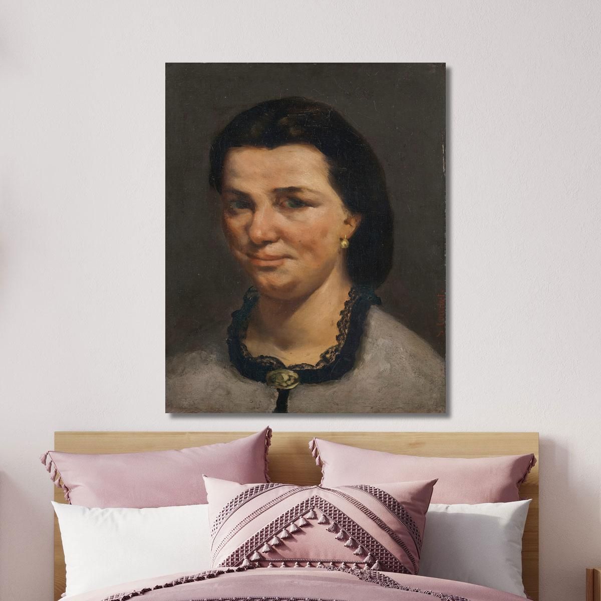 Portrait Of A Woman 2 Gustave Courbet cg131 canvas print 