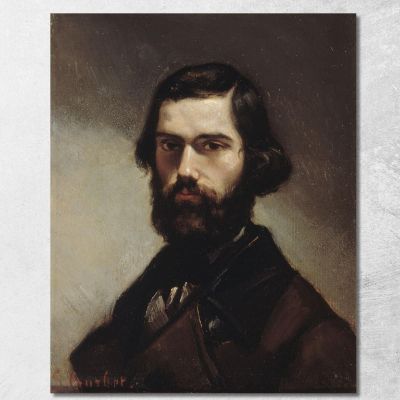 Portrait Of Jules Vallès Gustave Courbet cg133 canvas print 