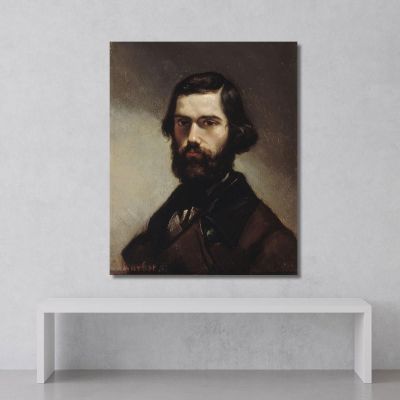 Portrait Of Jules Vallès Gustave Courbet cg133 canvas print 