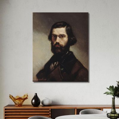 Portrait Of Jules Vallès Gustave Courbet cg133 canvas print 