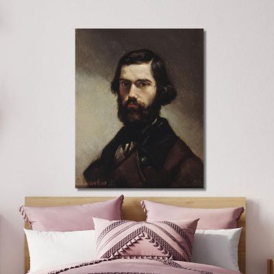 Portrait Of Jules Vallès Gustave Courbet cg133 canvas print 