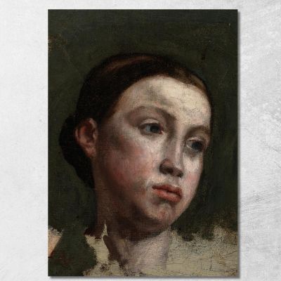 Portrait Of A Young Woman Gustave Courbet cg140 canvas print 