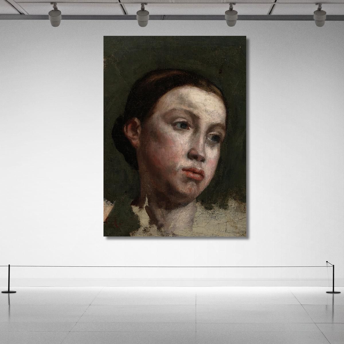 Portrait Of A Young Woman Gustave Courbet cg140 canvas print 