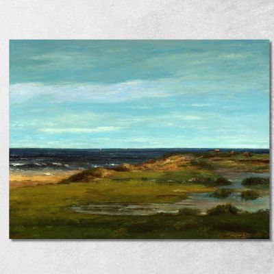 Seascape Gustave Courbet cg150 canvas print 