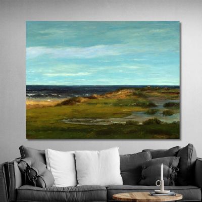 Seascape Gustave Courbet cg150 canvas print 