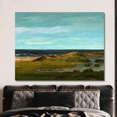 Seascape Gustave Courbet cg150 canvas print 