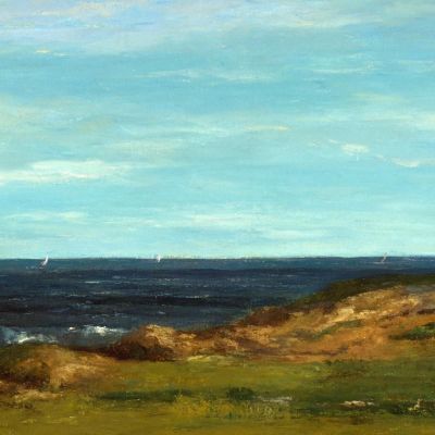 Seascape Gustave Courbet cg150 canvas print