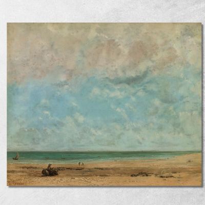 Seaside Landscape Gustave Courbet cg151 canvas print 