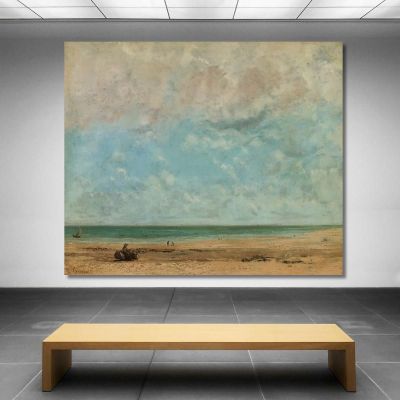 Seaside Landscape Gustave Courbet cg151 canvas print 