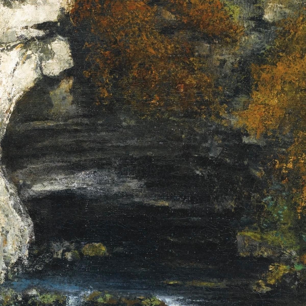 Source Of Lison Near Nans Gustave Courbet cg155 canvas print