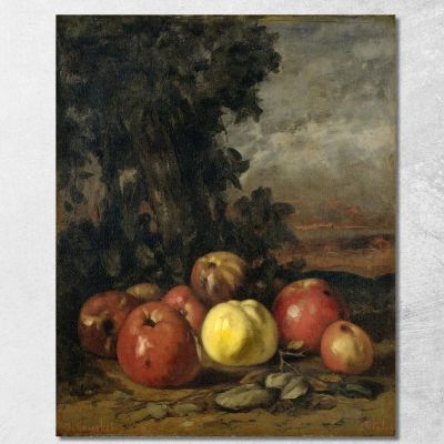 Still Life With Apples Gustave Courbet cg159 canvas print 