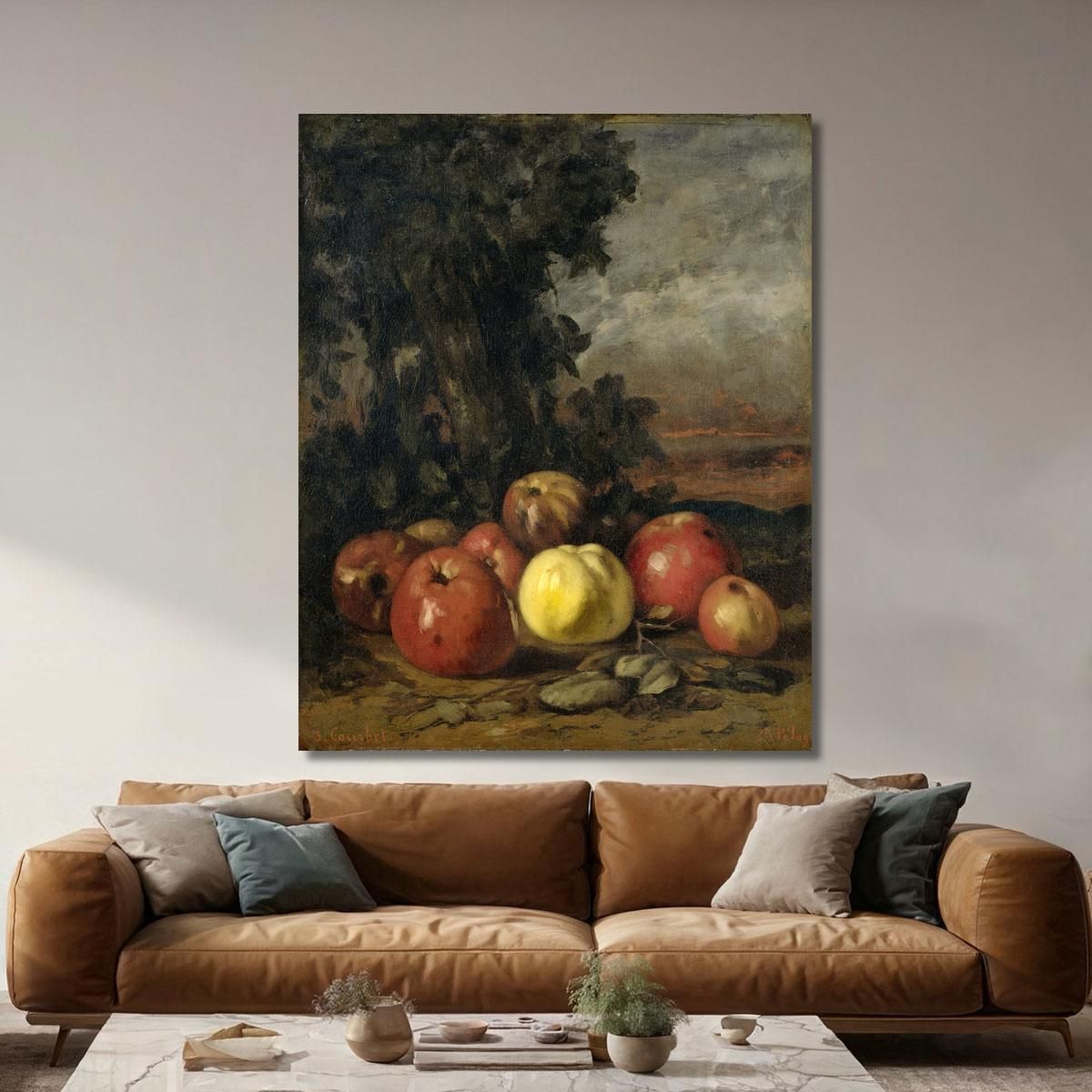 Still Life With Apples Gustave Courbet cg159 canvas print 