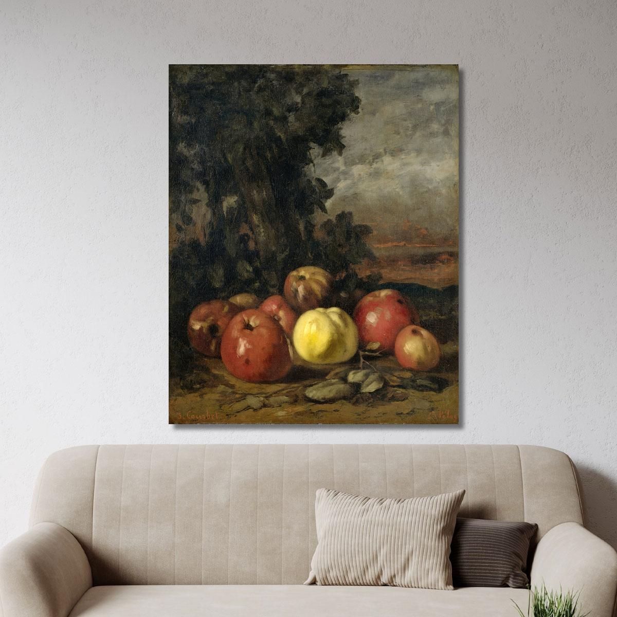 Still Life With Apples Gustave Courbet cg159 canvas print 