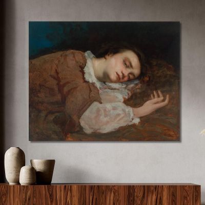 Young Ladies From The Banks Of The Seine Summer Gustave Courbet cg160 canvas print 