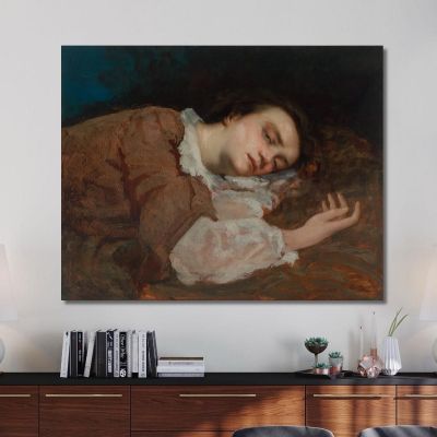 Young Ladies From The Banks Of The Seine Summer Gustave Courbet cg160 canvas print 