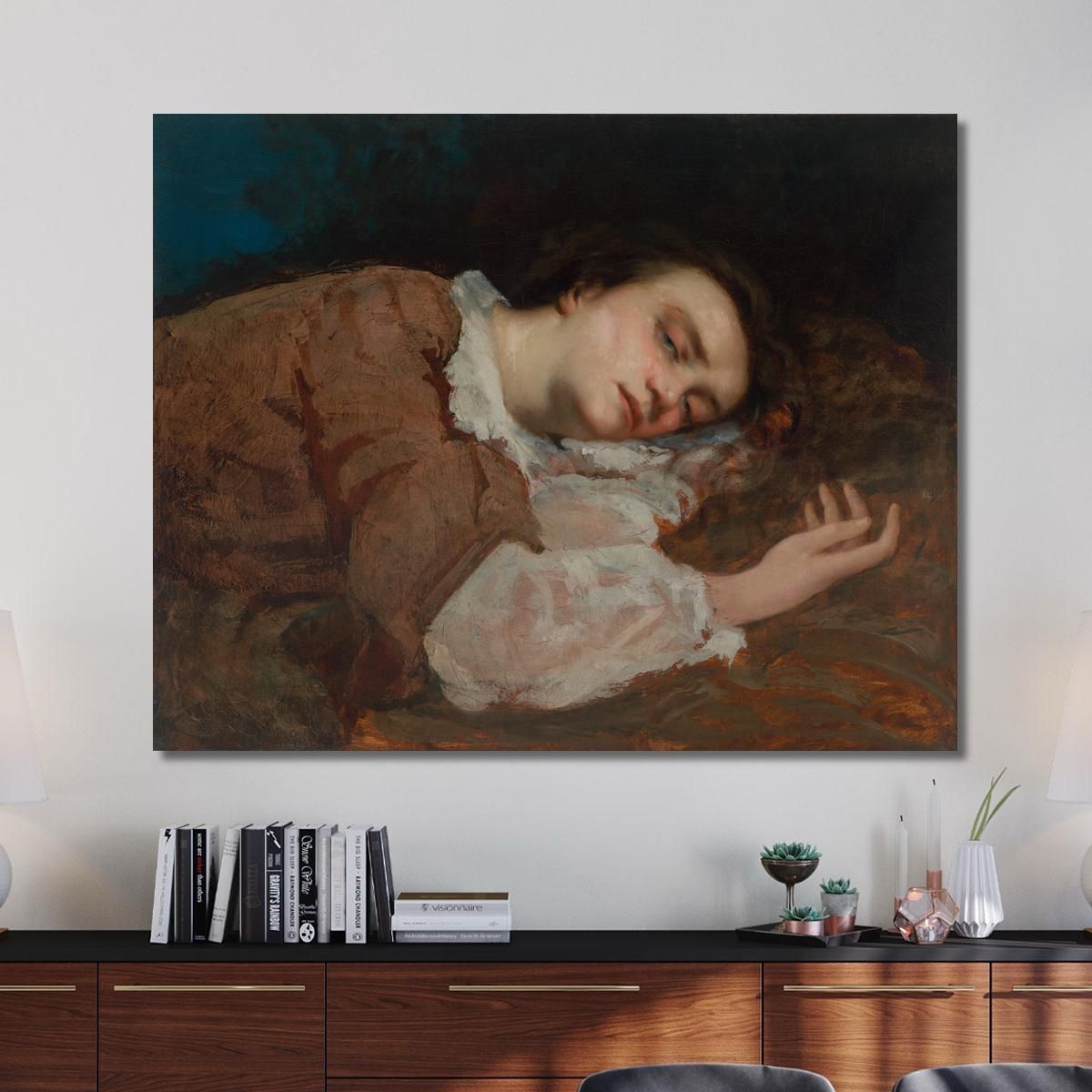 Young Ladies From The Banks Of The Seine Summer Gustave Courbet cg160 canvas print 