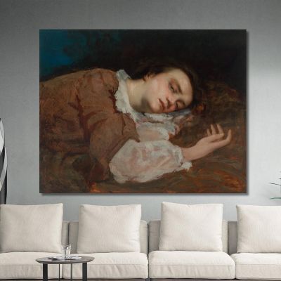 Young Ladies From The Banks Of The Seine Summer Gustave Courbet cg160 canvas print 