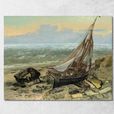 The Fishing Boat Gustave Courbet cg170 canvas print 