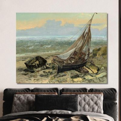 The Fishing Boat Gustave Courbet cg170 canvas print 