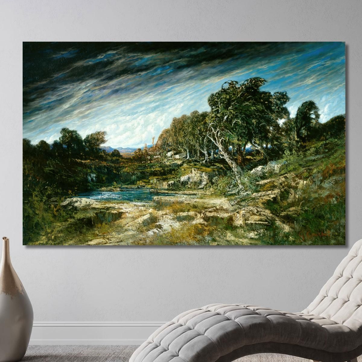 The Gust Of Wind Gustave Courbet cg174 canvas print 