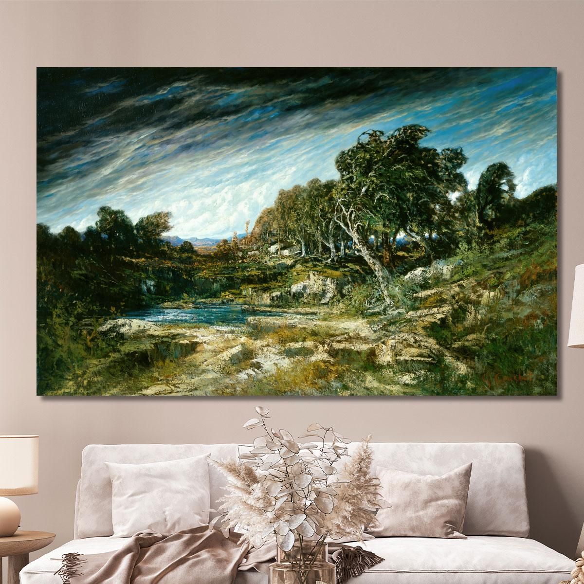 The Gust Of Wind Gustave Courbet cg174 canvas print 