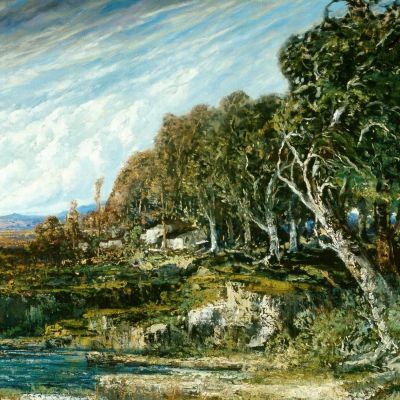 The Gust Of Wind Gustave Courbet cg174 canvas print